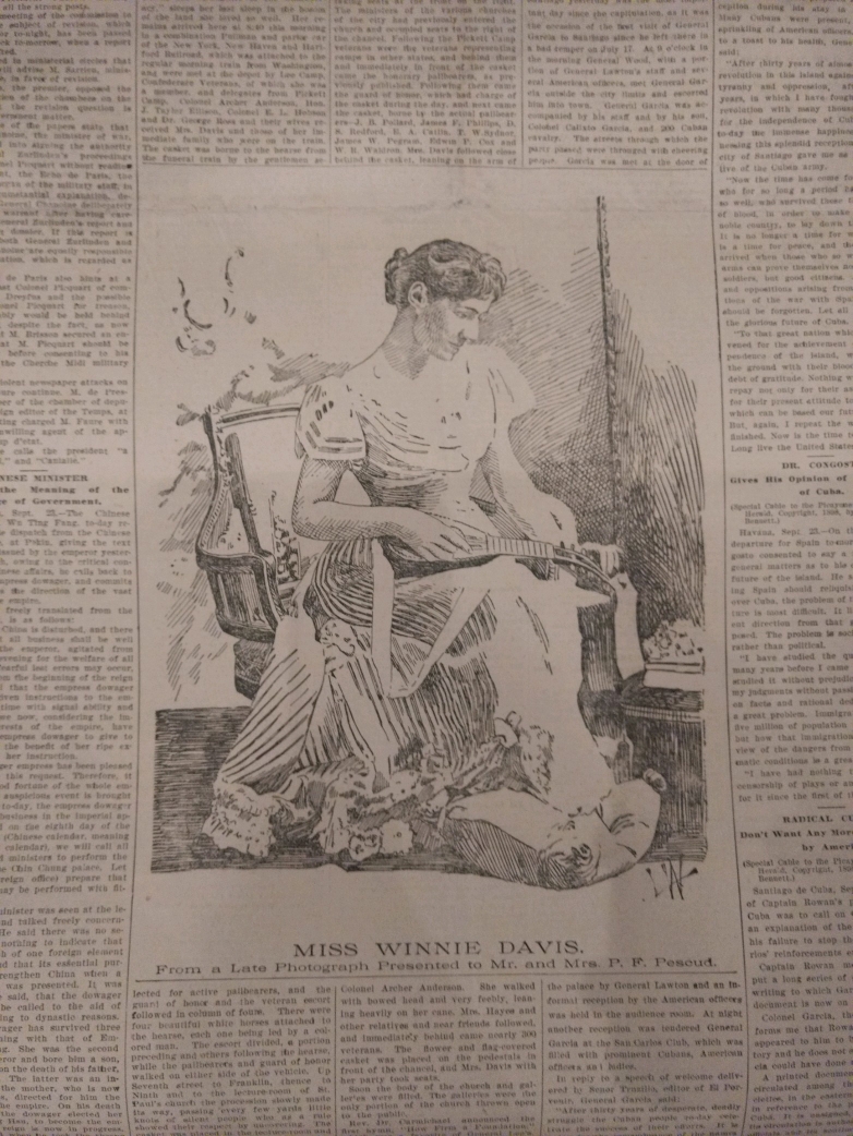 newsprint woman image